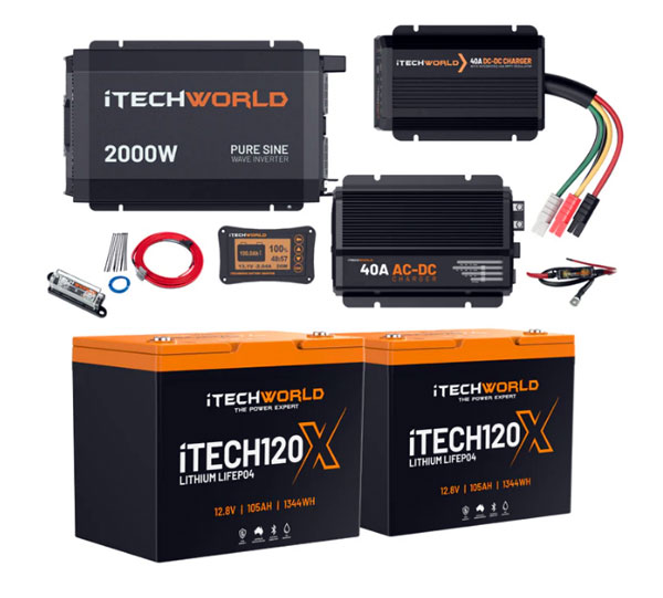 COMPLETE LITHIUM 4WD KIT 210-240AH