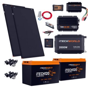 COMPLETE LITHIUM 4WD/CARAVAN KIT 240AH